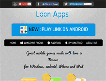 Tablet Screenshot of loonapps.com